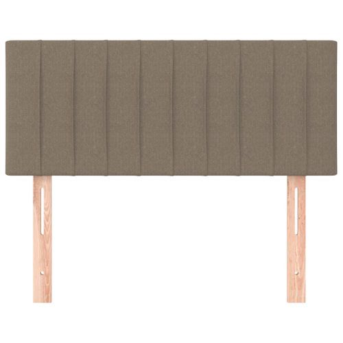 Tête de lit Taupe 80x5x78/88 cm Tissu - Photo n°3; ?>