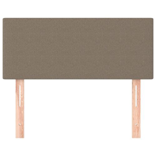 Tête de lit Taupe 90x5x78/88 cm Tissu - Photo n°3; ?>