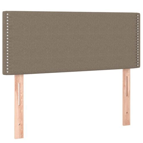 Tête de lit Taupe 90x5x78/88 cm Tissu - Photo n°2; ?>