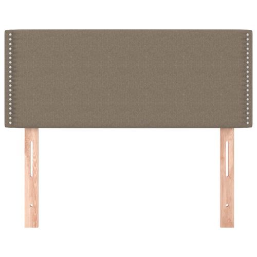 Tête de lit Taupe 90x5x78/88 cm Tissu - Photo n°3; ?>