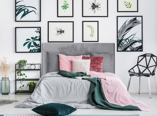 Tête de lit velours argenté Damy 180 cm - Photo n°2; ?>