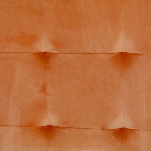 Tête de lit velours orange et métal doré Reine 180 cm - Photo n°3; ?>