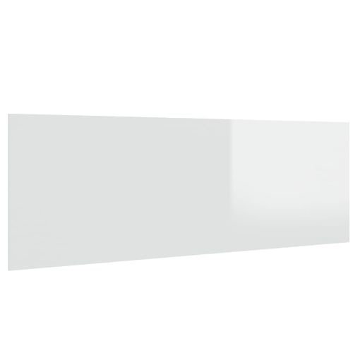 Tête lit murale Blanc brillant 240x1,5x80 cm Bois d'ingénierie - Photo n°2; ?>