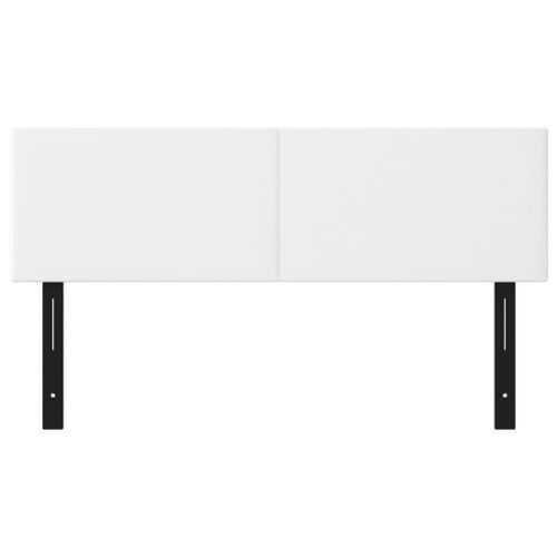 Têtes de lit 2 pcs blanc 72x5x78/88 cm similicuir - Photo n°3; ?>