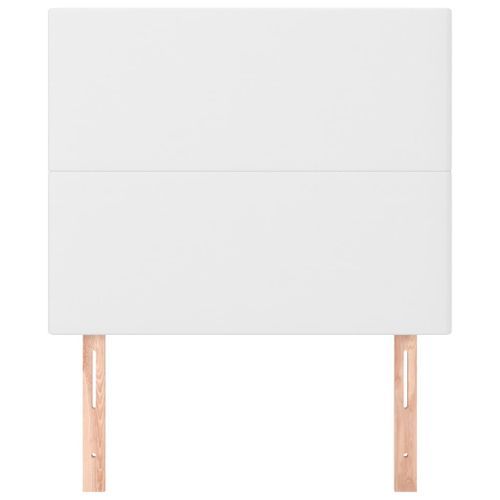 Têtes de lit 2 pcs Blanc 80x5x78/88 cm Similicuir - Photo n°3; ?>