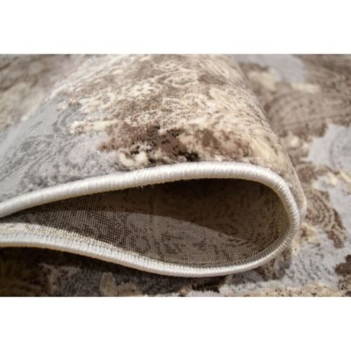 THEMA Tapis de salon 100% polyester 200x290 - Gris - Photo n°2; ?>