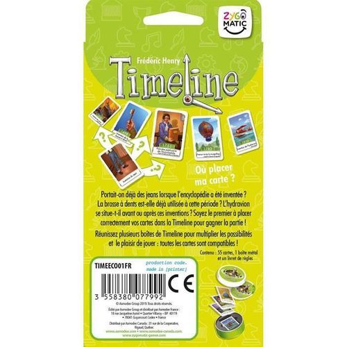 Timeline Inventions Blister ECO - Photo n°2; ?>