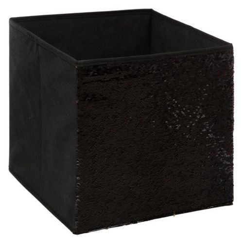 Tiroir de rangement - 31 x 31 cm - Sequin Noir - Photo n°2; ?>