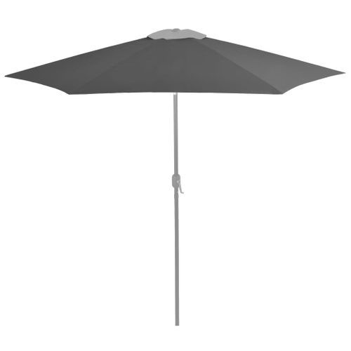 Tissu de remplacement pour parasol d'extérieur Anthracite 300cm - Photo n°2; ?>