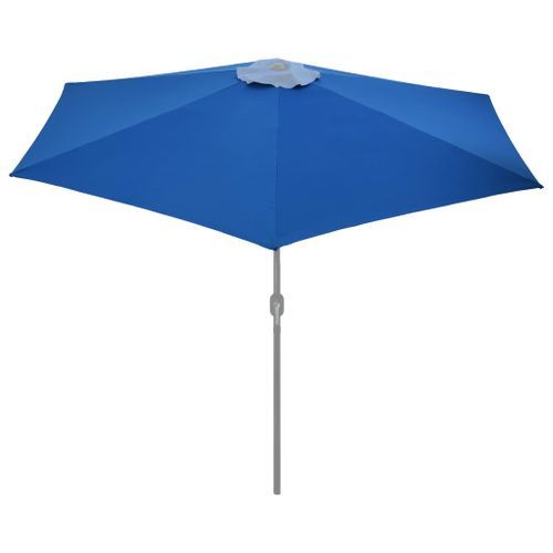 Tissu de remplacement pour parasol d'extérieur Bleu azuré 300cm - Photo n°2; ?>