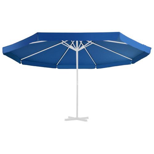 Tissu de remplacement pour parasol d'extérieur Bleu azuré 500cm - Photo n°2; ?>