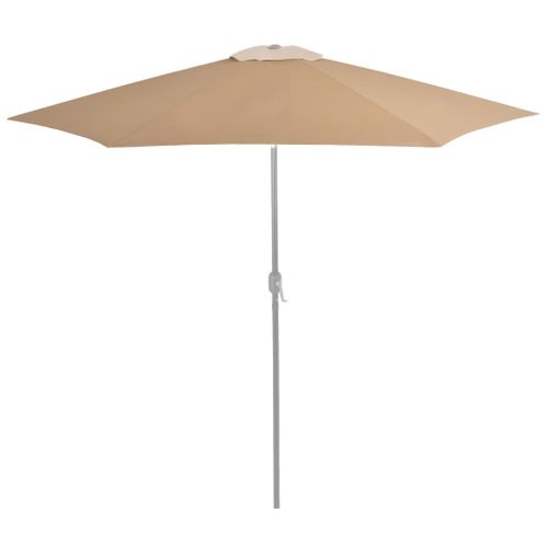 Tissu de remplacement pour parasol d'extérieur Taupe 300 cm - Photo n°2; ?>