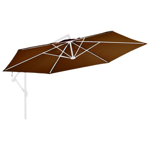 Tissu de remplacement pour parasol déporté Terre cuite 350 cm - Photo n°2; ?>