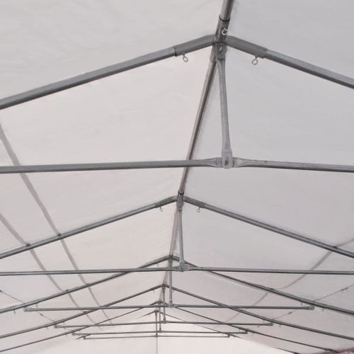 Tissu de tente 6x14 m Blanc - Photo n°3; ?>