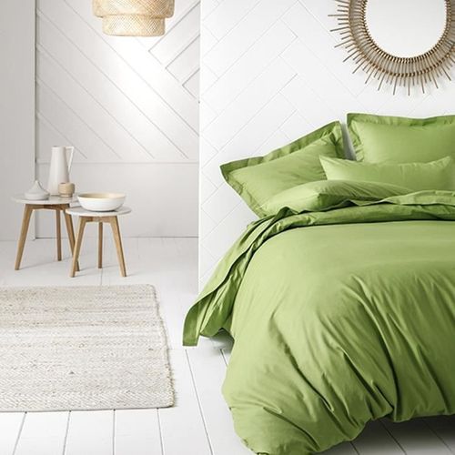 TODAY Drap housse jersey 100% coton - 160x200 cm - Bambou - Photo n°2; ?>