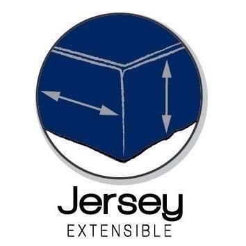 TODAY Drap housse jersey 100% coton - 90x190 cm - Ciel d'orage - Photo n°2; ?>