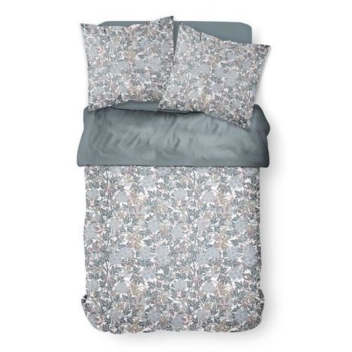 TODAY Parure de couette Sunshine #1.42 - 100% Coton - 220 x 240 cm - Bleu gris - Photo n°3; ?>