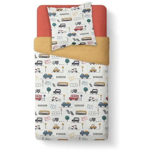 TODAY Parure De Lit Enfant Kids First 1.4 - 1 Personne - Housse De Couette 140 X 200 Et 1 Taie D'oreiller 63 X 63 Cm - Imprimé Blanc 7 TODAY Parure de lit Enfant Kids First 1.4 - 1 personne - Housse de couette 140 x 200 et 1 taie d'oreiller 63 x 63 cm - Imprimé blanc - Photo n°3; ?>