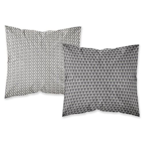 TODAY Parure de lit Gypset - 1 housse de couette 240 x 260 cm + 2 Taies d'Oreiller 63 x 63 cm - 100% Coton 57 Fils - Gris - Photo n°2; ?>