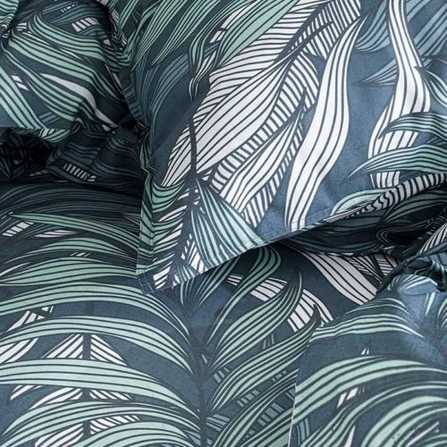 TODAY Parure de lit SUNSHINE 5.52 - 2 personnes - 220 x 240 cm coton - Imprimé Vert Jungle TODAY - Photo n°3; ?>