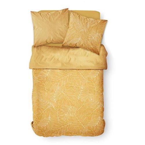 TODAY Parure de lit SUNSHINE 5.59 - 2 personnes - 220 x 240 cm coton - Imprimé Jaune Floral TODAY - Photo n°2; ?>