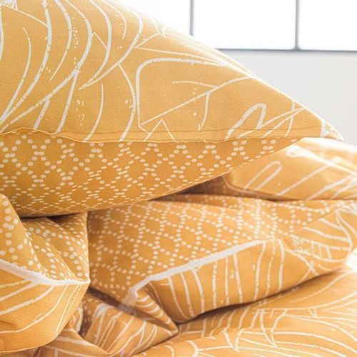 TODAY Parure de lit SUNSHINE 5.59 - 2 personnes - 220 x 240 cm coton - Imprimé Jaune Floral TODAY - Photo n°3; ?>