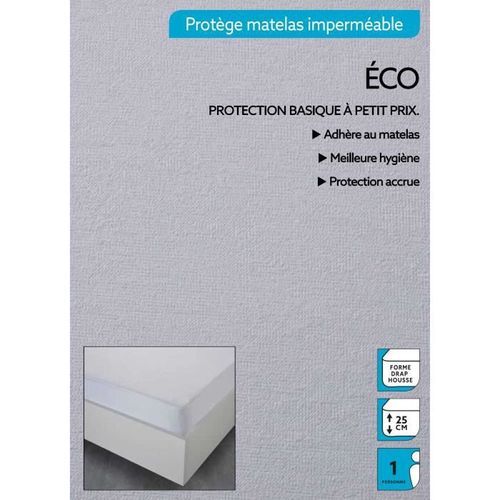 TODAY Protege Matelas / Alese Imperméable Eco 90x190/200cm - 100% Polyester TODAY - Photo n°2; ?>