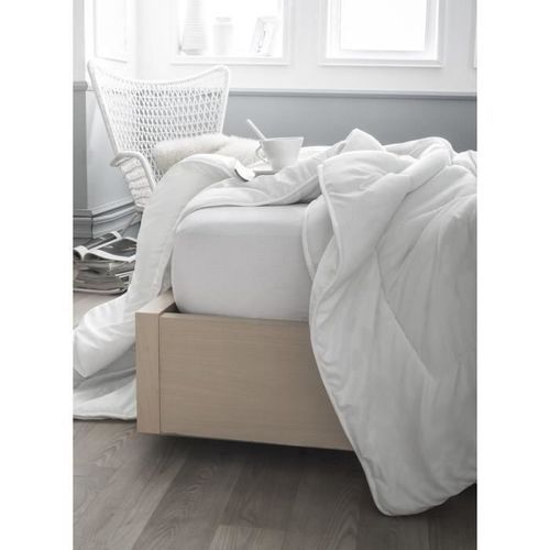 TODAY Protege matelas molleton 140x190cm blanc - Photo n°2; ?>