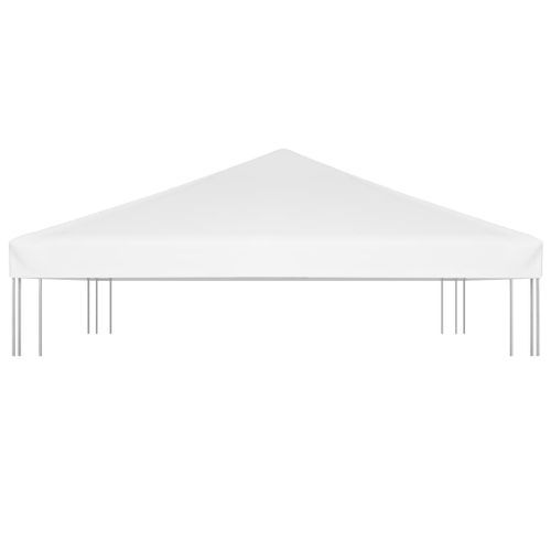 Toile de toit de belvédère 270 g/m² 3x3 m Blanc - Photo n°2; ?>