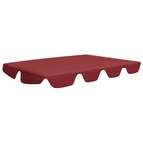 Toit de rechange balançoire Bordeaux 188/168x110/145cm 270 g/m² - Photo n°2; ?>