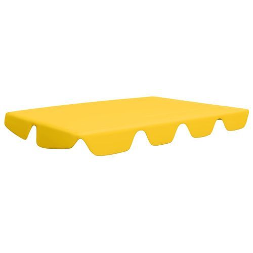 Toit de rechange balançoire Jaune 188/168x110/145 cm 270 g/m² - Photo n°2; ?>