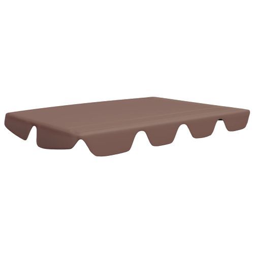 Toit de rechange balançoire Marron 188/168x110/145 cm 270 g/m² - Photo n°2; ?>