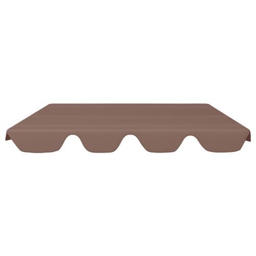 Toit de rechange balançoire Marron 188/168x110/145 cm 270 g/m² - Photo n°3; ?>