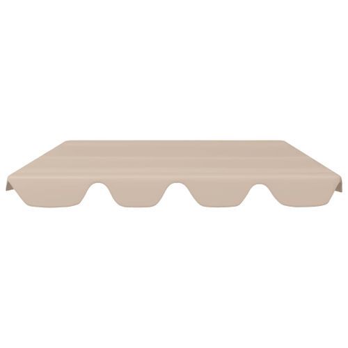 Toit de rechange de balançoire Beige 150/130x70/105 cm - Photo n°3; ?>