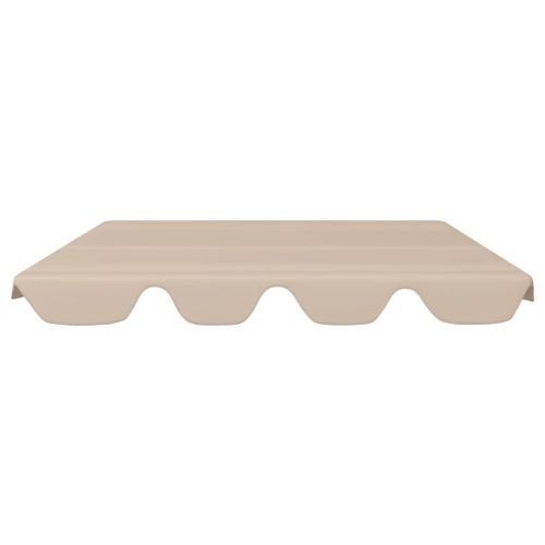 Toit de rechange de balançoire Beige 188/168x110/145 cm - Photo n°3; ?>