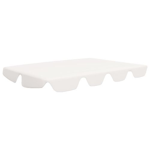 Toit de rechange de balançoire Blanc 150/130x70/105 cm 270 g/m² - Photo n°2; ?>