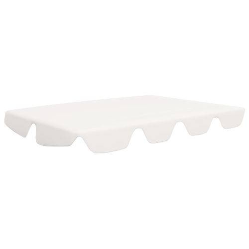 Toit de rechange de balançoire Blanc 188/168x110/145cm 270 g/m² - Photo n°2; ?>