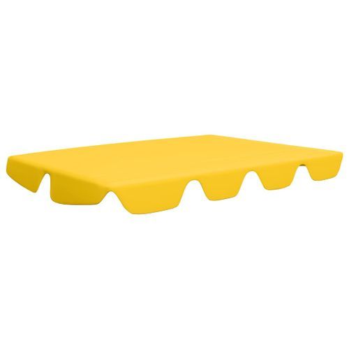 Toit de rechange de balançoire Jaune 150/130x70/105 cm 270 g/m² - Photo n°2; ?>