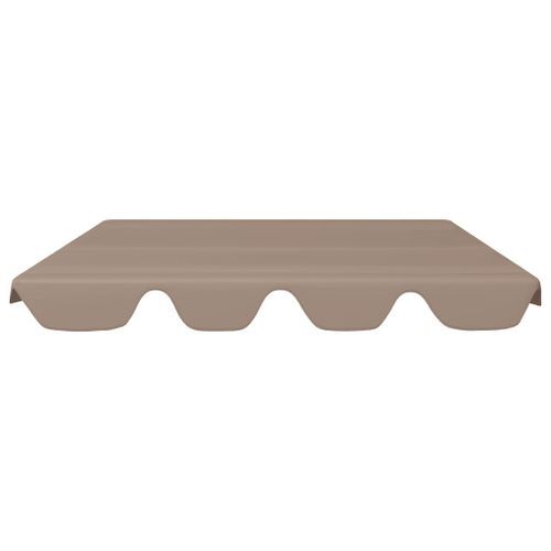 Toit de rechange de balançoire Taupe 150/130x70/105 cm - Photo n°3; ?>