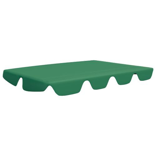 Toit de rechange de balançoire Vert 150/130x70/105 cm - Photo n°2; ?>