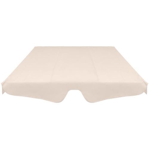 Toit de rechange pour balançoire de jardin Beige 226 x 186 cm - Photo n°3; ?>