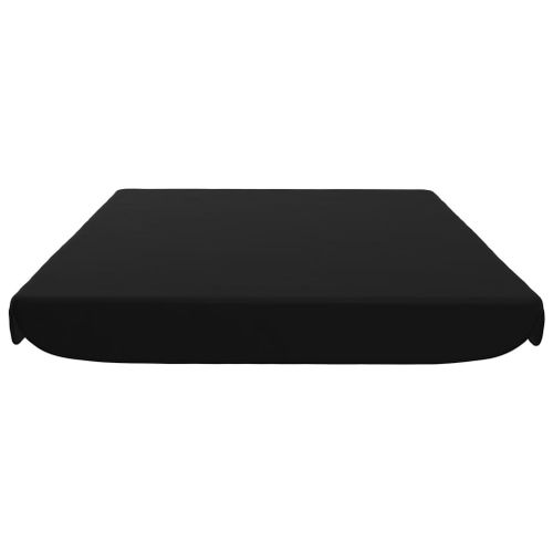 Toit de rechange pour balançoire de jardin Noir 192x147 cm - Photo n°3; ?>