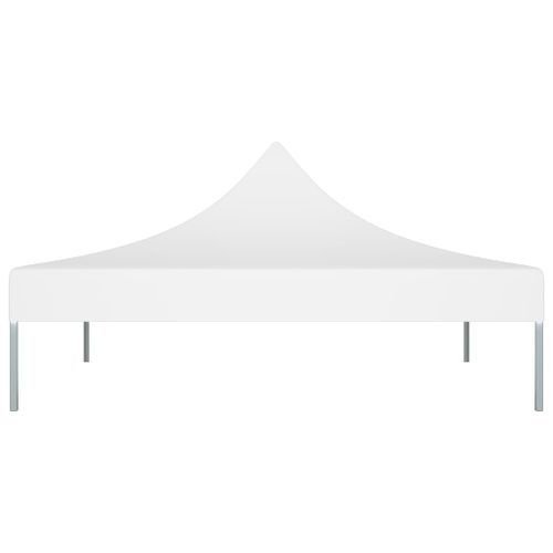 Toit de tente de réception 2x2 m Blanc 270 g/m² - Photo n°3; ?>