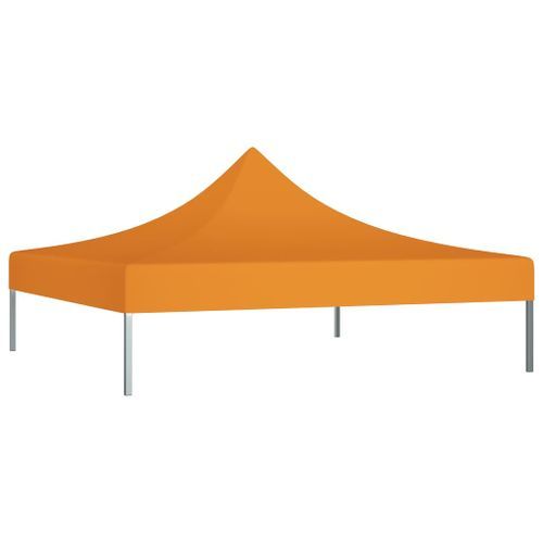 Toit de tente de réception 2x2 m Orange 270 g/m² - Photo n°2; ?>