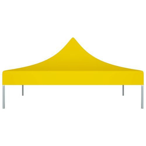 Toit de tente de réception 3x3 m Jaune 270 g/m² - Photo n°3; ?>