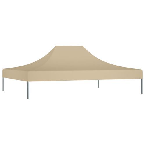 Toit de tente de réception 4,5x3 m Beige 270 g/m² - Photo n°2; ?>