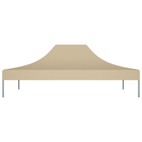 Toit de tente de réception 4,5x3 m Beige 270 g/m² - Photo n°3; ?>