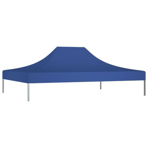 Toit de tente de réception 4,5x3 m Bleu 270 g/m² - Photo n°2; ?>