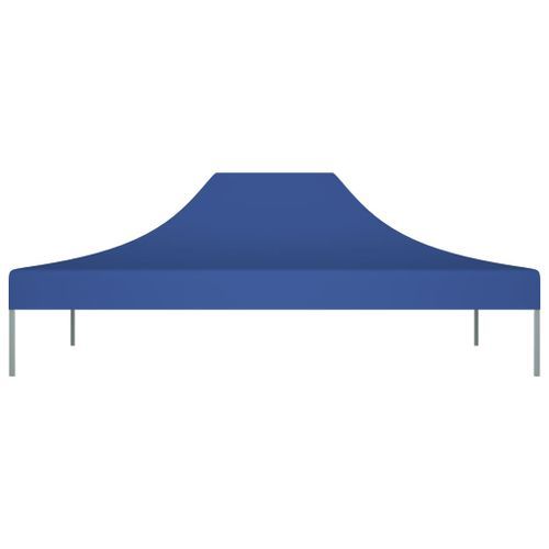 Toit de tente de réception 4,5x3 m Bleu 270 g/m² - Photo n°3; ?>
