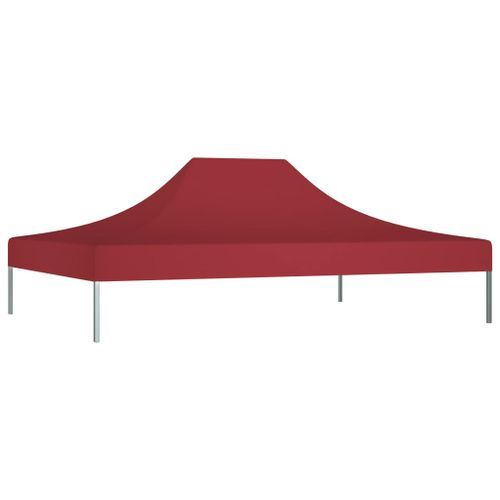 Toit de tente de réception 4,5x3 m Bordeaux 270 g/m² - Photo n°2; ?>